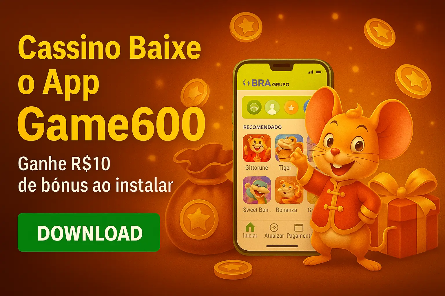 Baixar o Game600 Cassino App