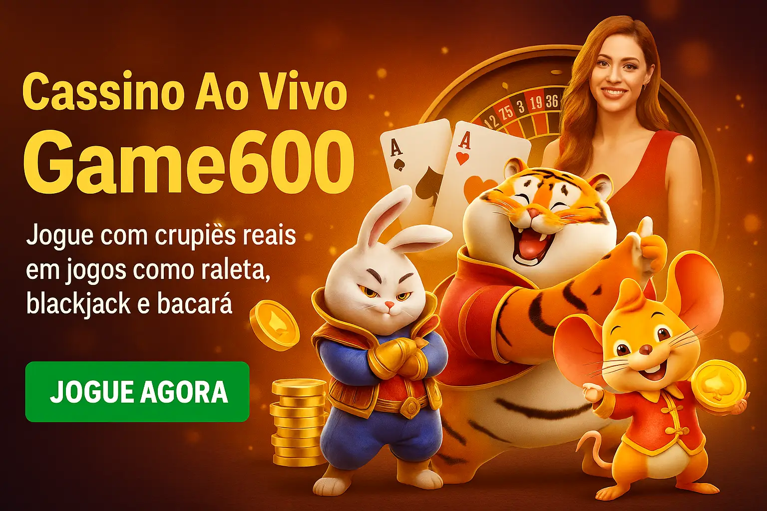 O Game600 Live Casino lança promoções regularmente