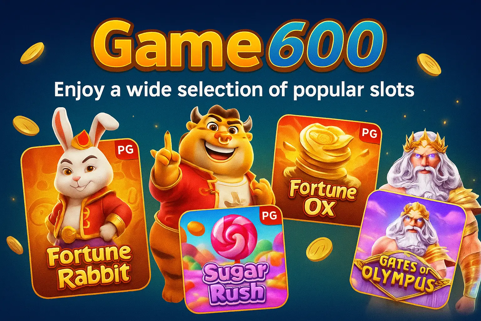 Jogos de Slot no Casino Online Game600